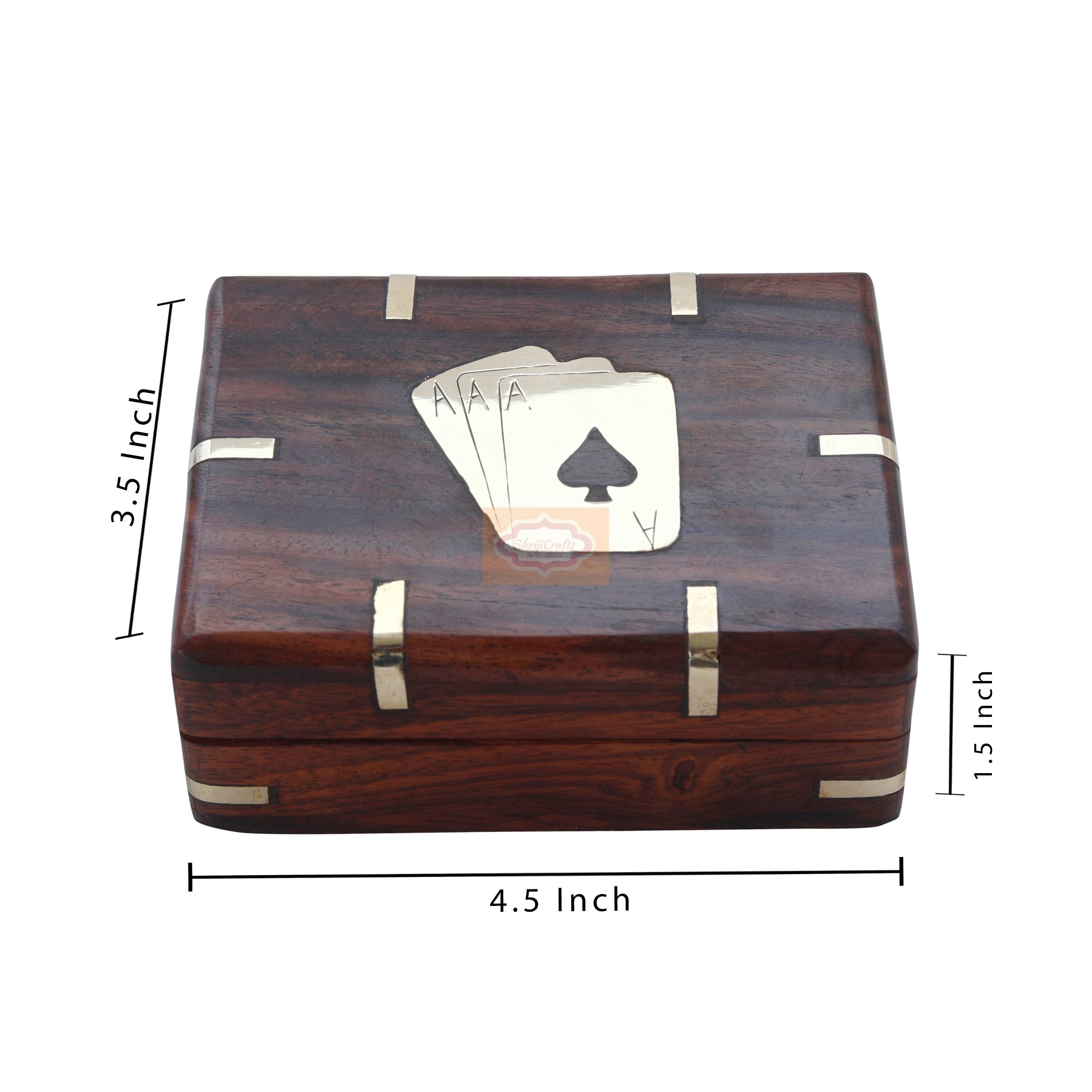 Handcrafted wooden playing card holder with multiple slots for easy card viewing - View 7