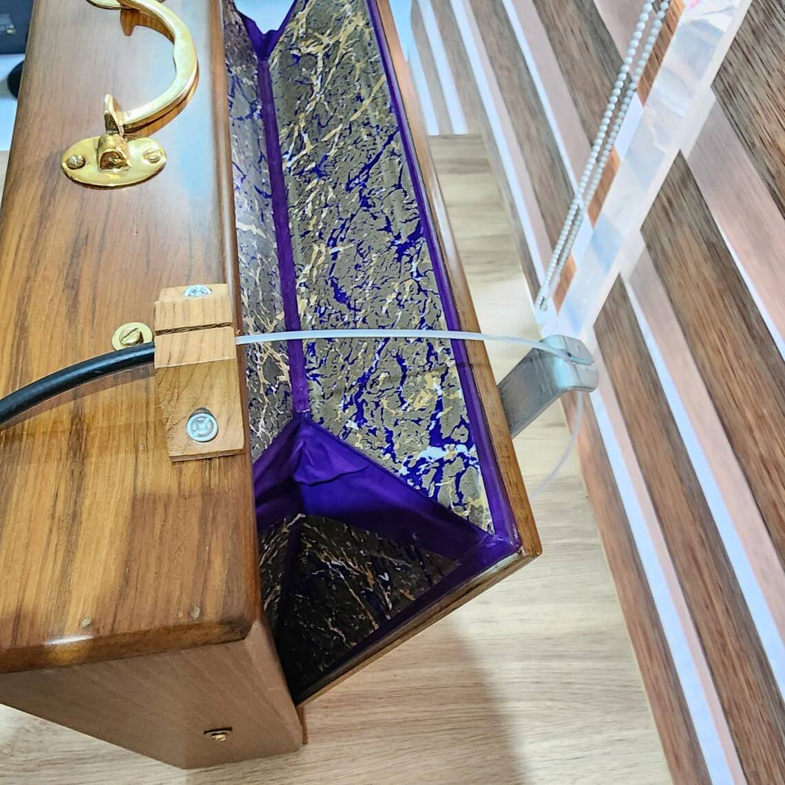 Shriji Pure Teak Wood Shruti Box 13 Keys C3 to C4, 440Hz/432Hz Tuning, Carry Bag Included 16x12x3 inch - View 9