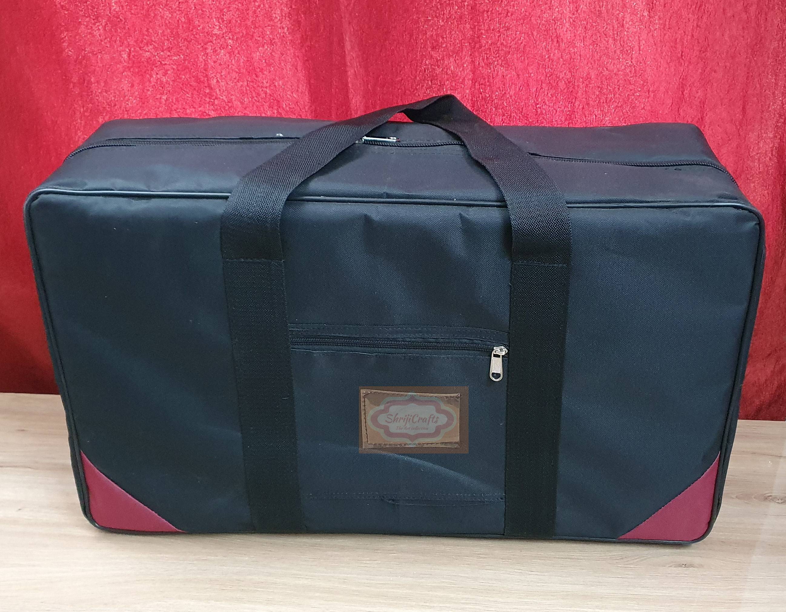 Professional 3.5 Octave Folding Harmonium – 9 Stopper with Coupler and Bag by Shriji Musicals - View 8
