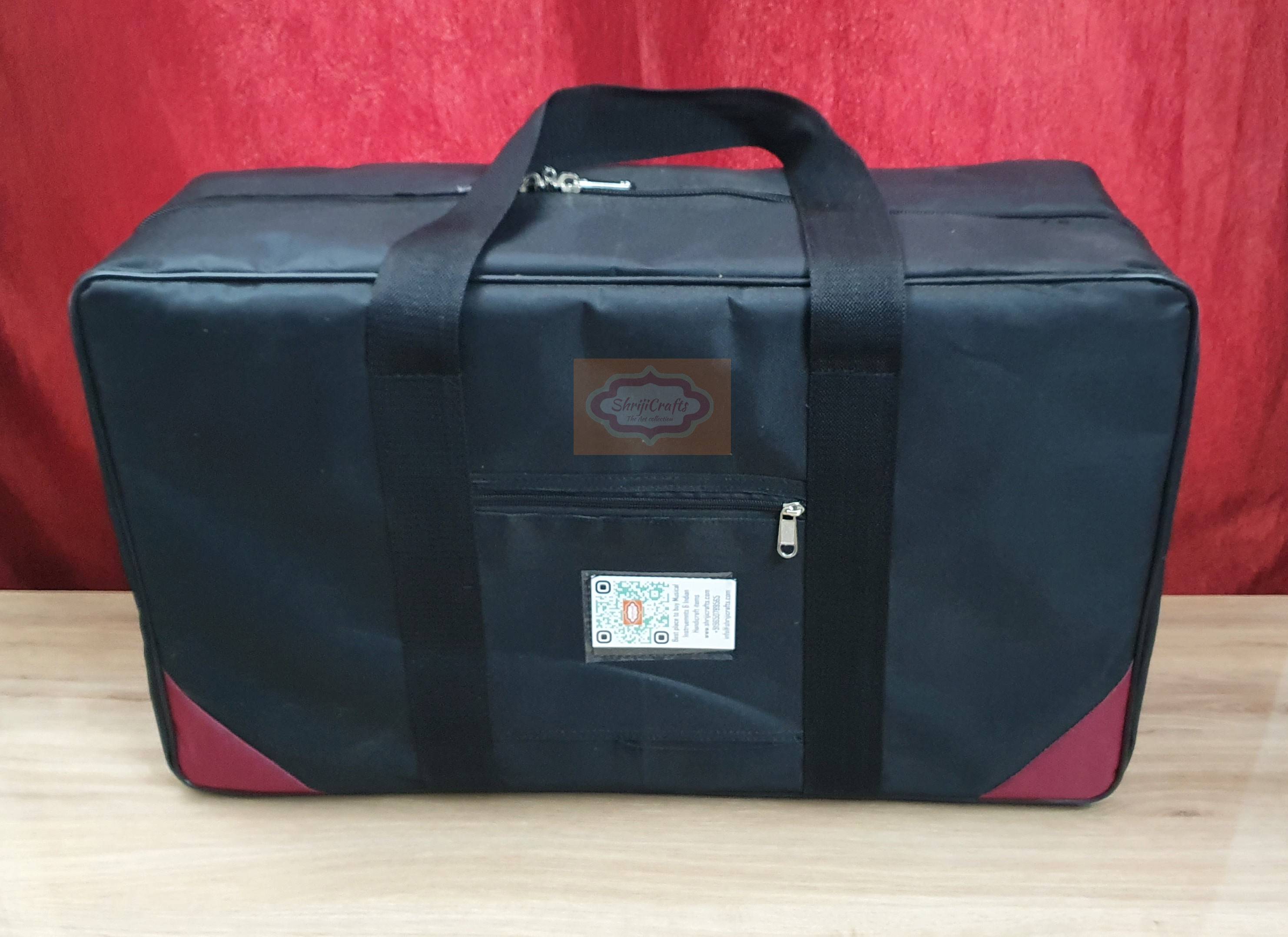 Handcrafted Mini Harmonium – 2.5 Octave, 440Hz/432Hz, Indian Wood, Portable Instrument by Shriji Musicals — handcrafted wooden product by Shrijicrafts