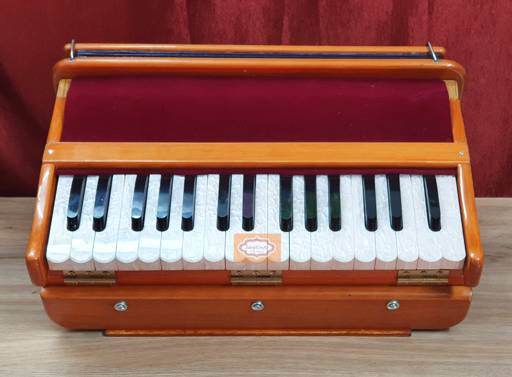 Professional 32-Key Folding Harmonium Harinam – Indian Instrument with Bag by Shriji Musicals