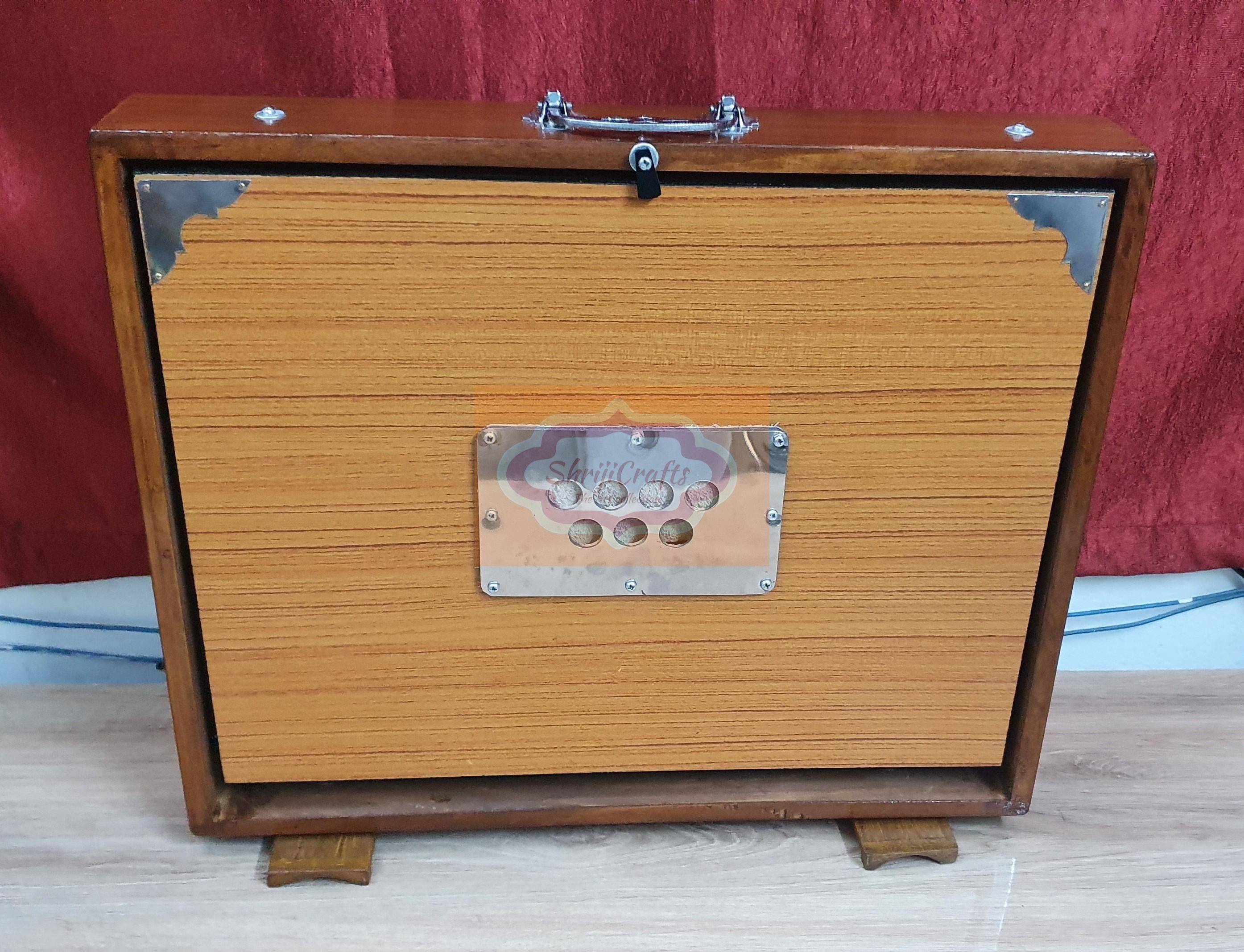 Shriji Special Handmade 36-Key 3-Octave Indian Shruti Box – 440Hz & 432Hz Tuning — handcrafted wooden product by Shrijicrafts