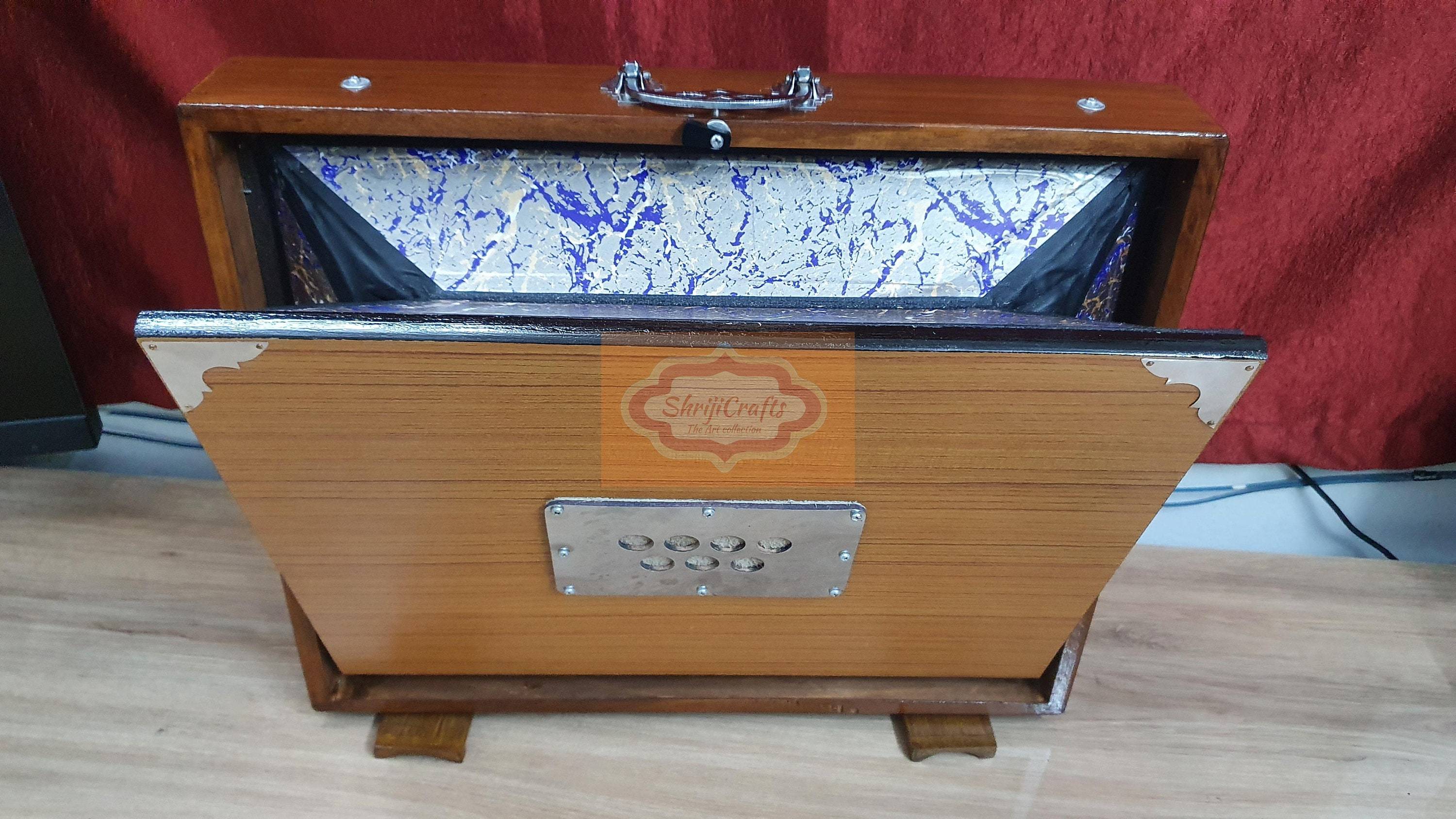 Shriji Special Handmade 36-Key 3-Octave Indian Shruti Box – 440Hz & 432Hz Tuning — handcrafted wooden product by Shrijicrafts