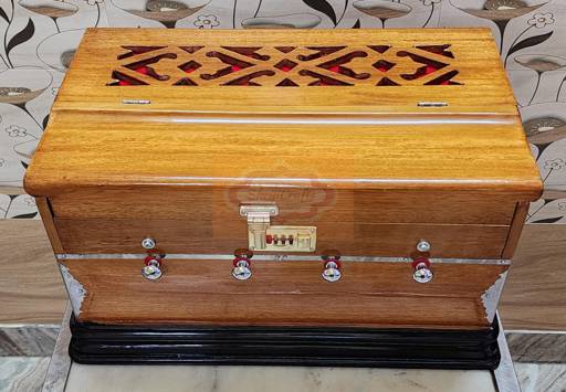 Handcrafted Mini Magic Harmonium – 2.5 Octave, 440Hz/432Hz, Indian Wood, Portable Instrument