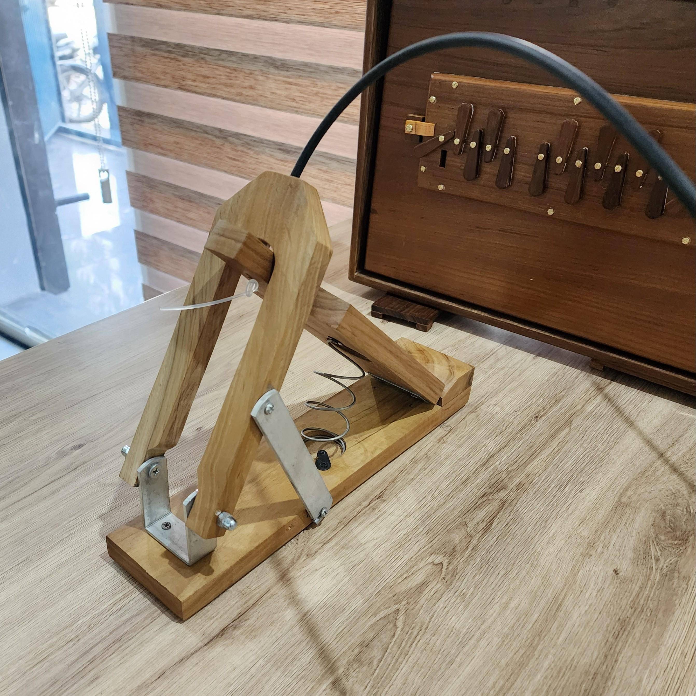 Shriji Pure Teak Wood Shruti Box – 13 Keys, 440Hz/432Hz Tuning, Carry Bag Included, 15x10 Inch - View 9
