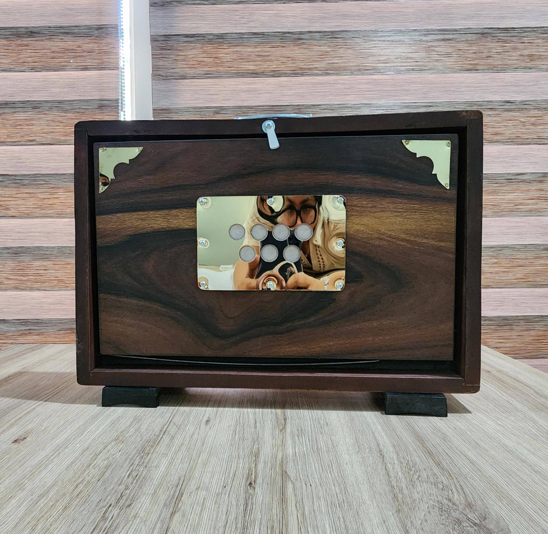 Handmade Indian Shruti Box – Dual 440Hz/432Hz Tuning, C3‑C4, Made in India - View 9