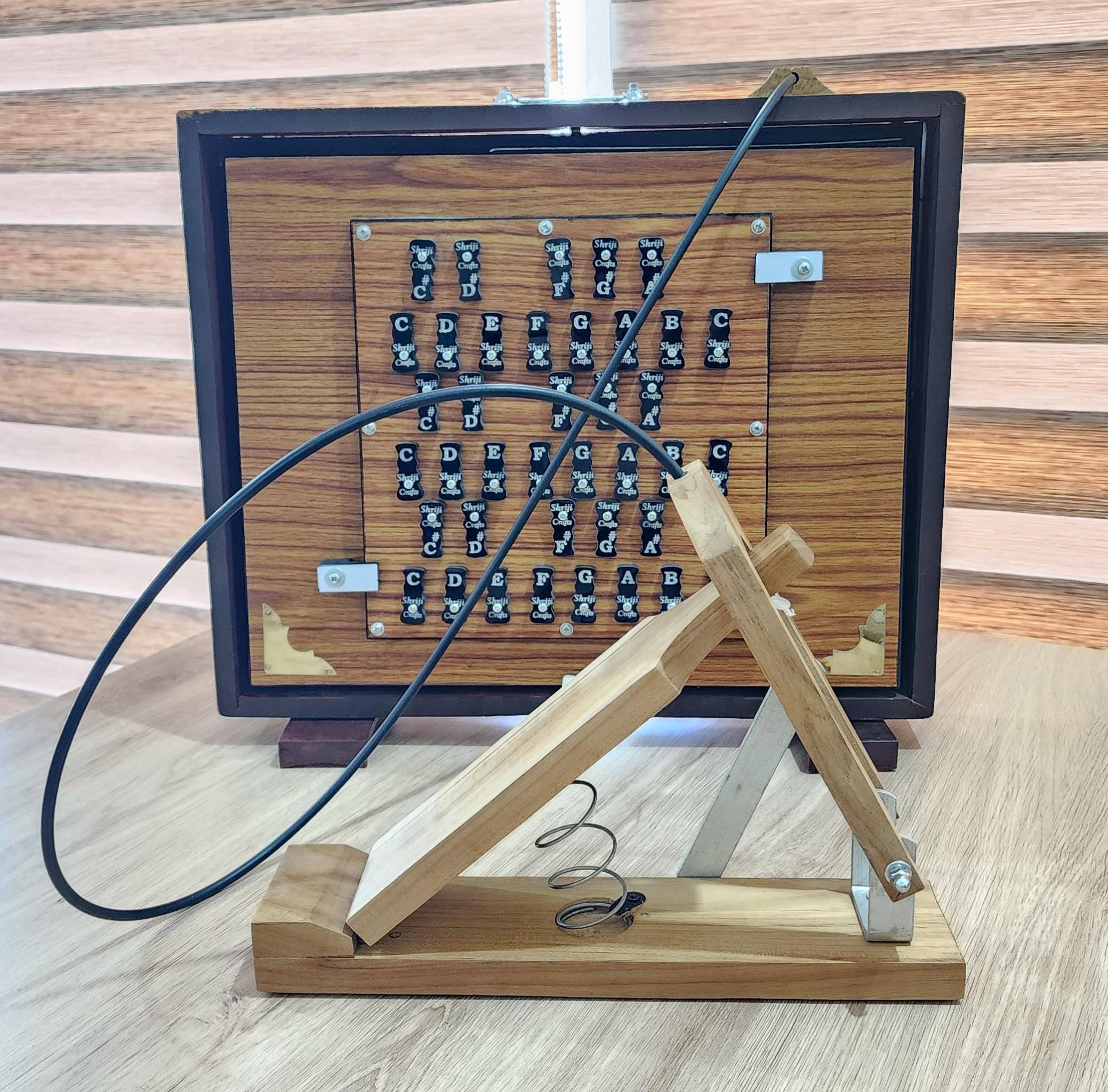Professional 39-Key Indian Shruti Box – 3 Octaves (C3–C6) – 440Hz & 432Hz Tuning – Instrument for Yoga & Meditation - View 8