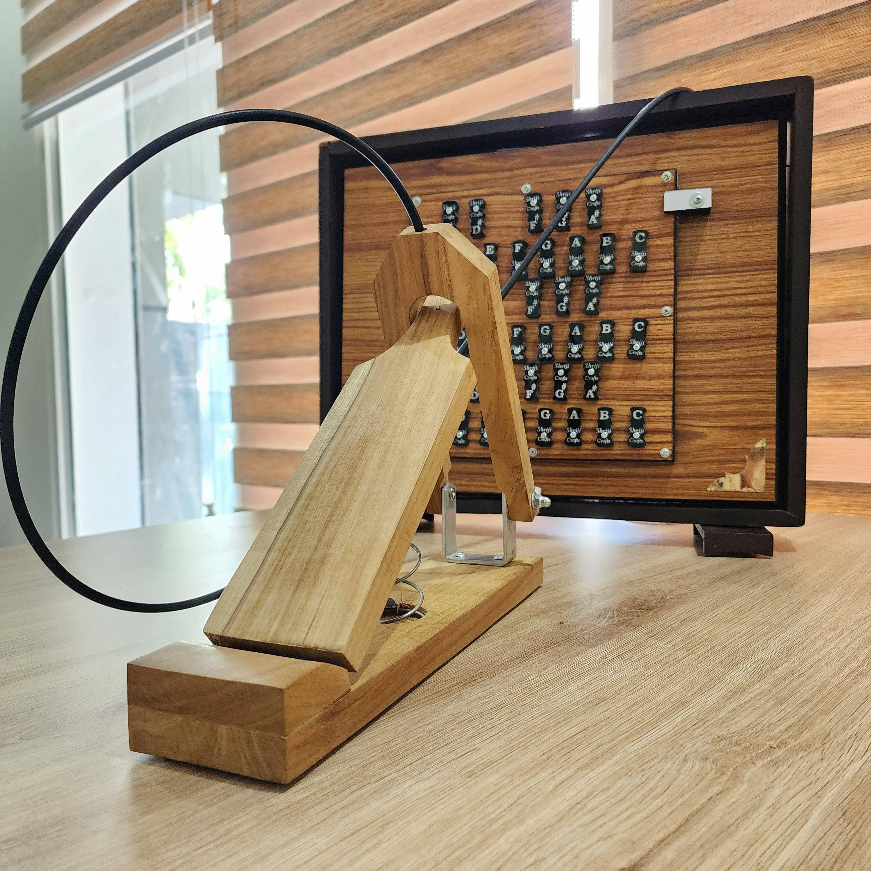 Professional 39-Key Indian Shruti Box – 3 Octaves (C3–C6) – 440Hz & 432Hz Tuning – Instrument for Yoga & Meditation - View 9