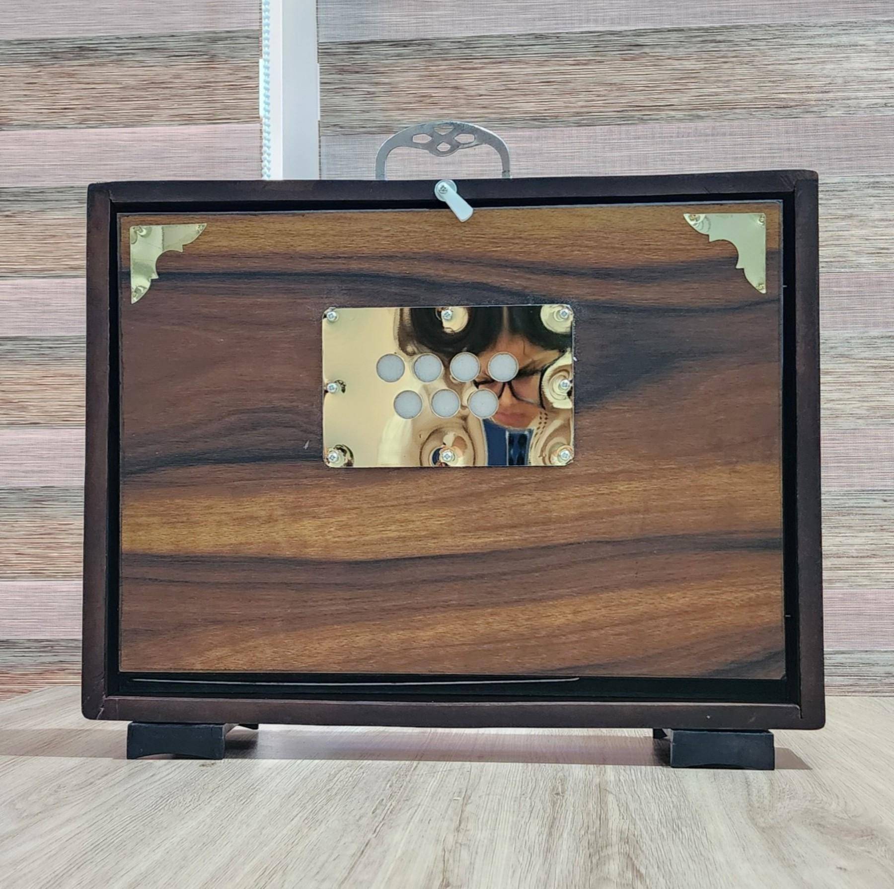26-Key Indian Shruti Box – Dual Octave, 440Hz/432Hz Tuning – Handcrafted — handcrafted wooden product by Shrijicrafts