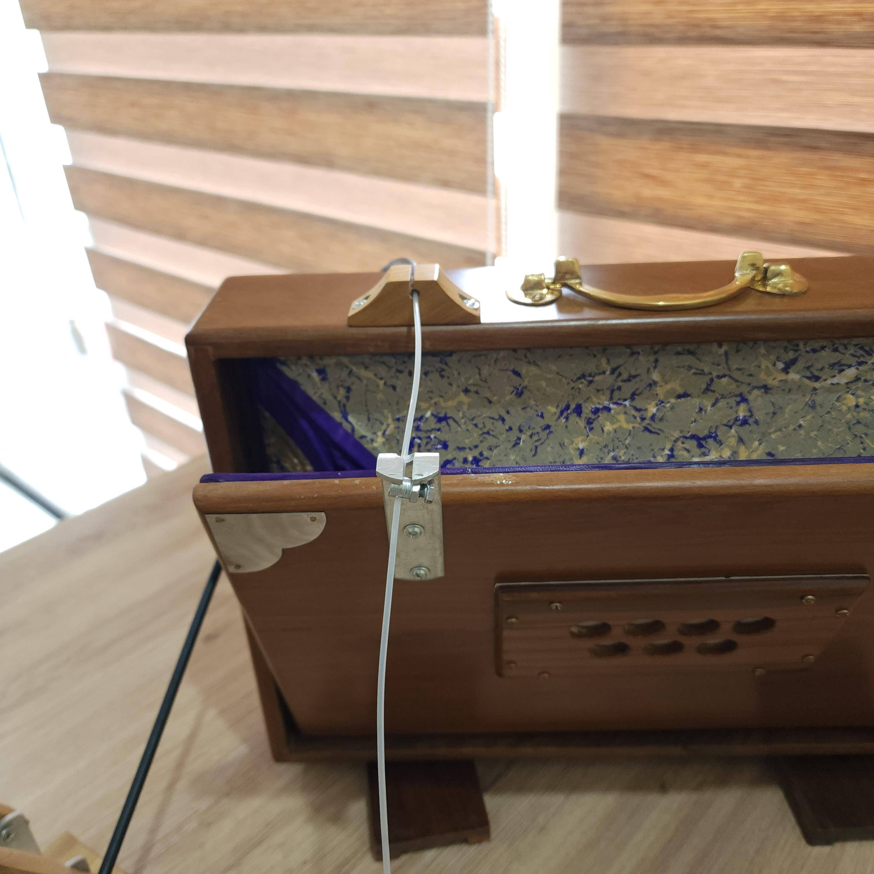Shriji 13-Note Shruti Box – Pure Teak Wood, 440Hz/432Hz, Pedal Option, Carry Bag – Ideal for Kirtan, Meditation, Yoga - View 10
