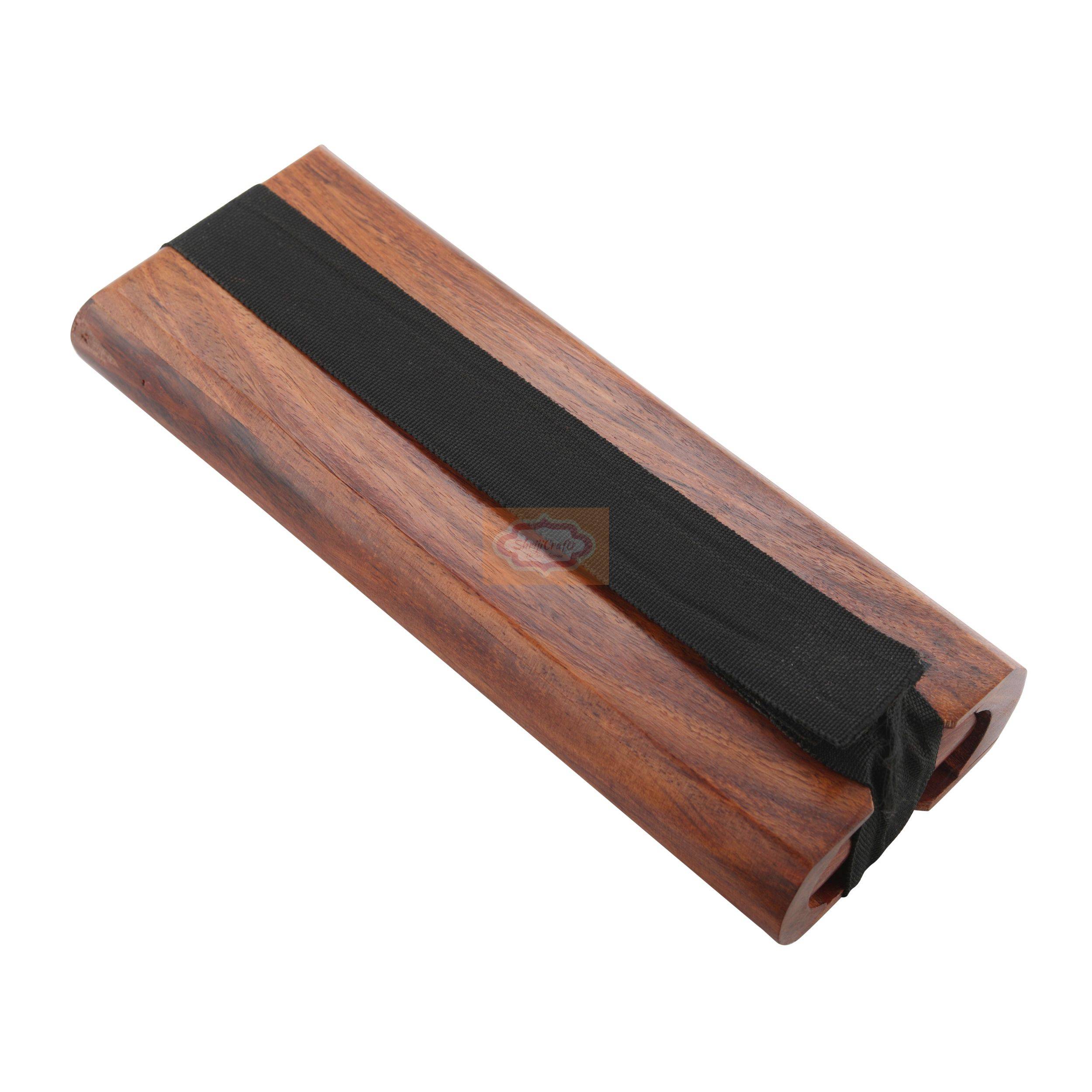 Handcrafted Wooden Classic wooden domino game set with a handcrafted storage box - View 5