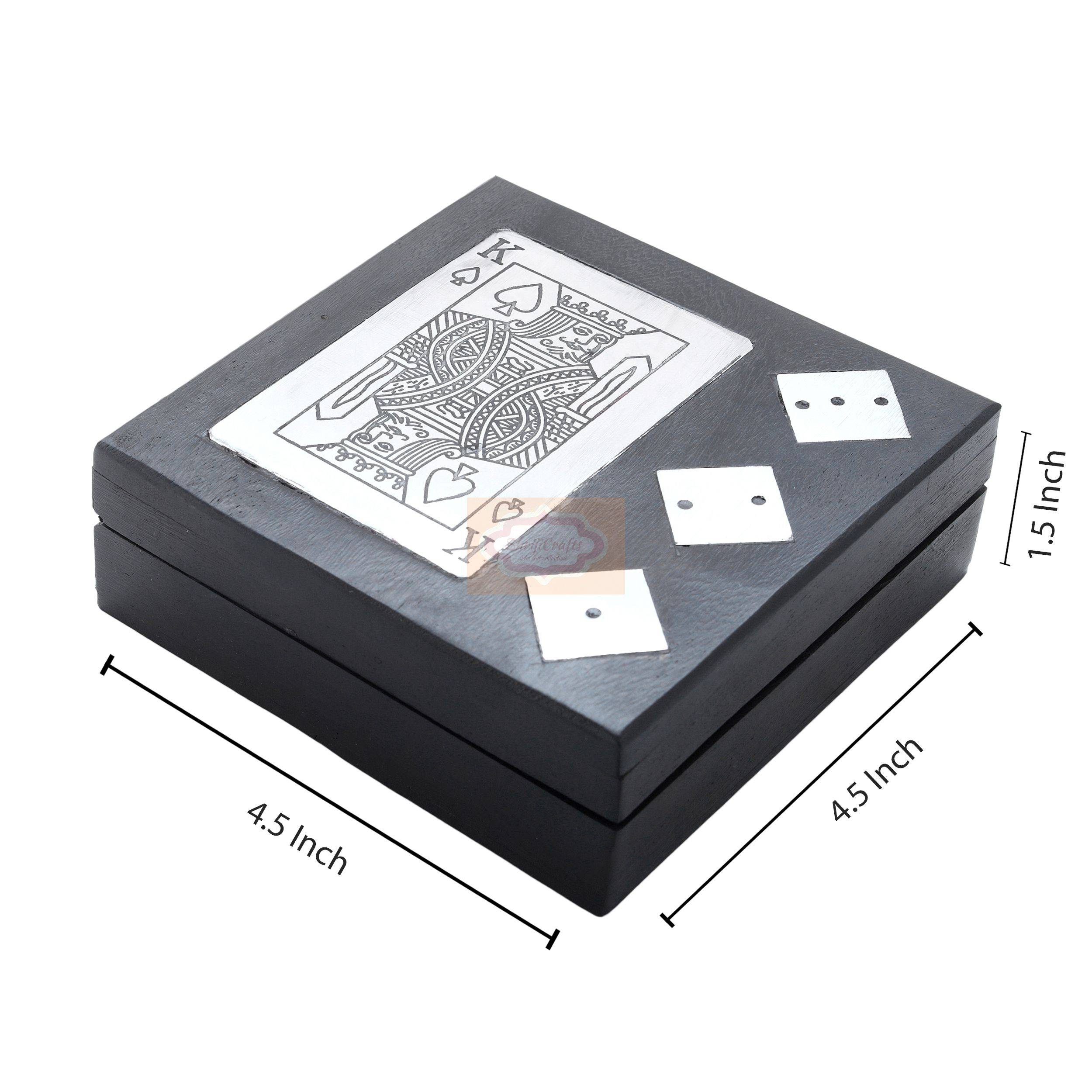 Keep your favorite card games organized in style with this handcrafted wooden box - View 8