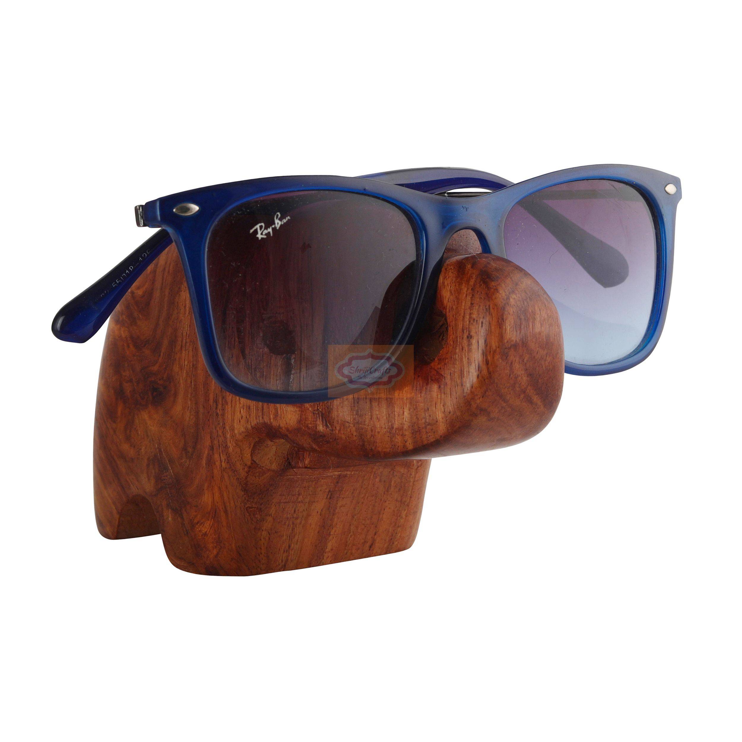 Handcrafted wooden eyeglass holder designed to keep your spectacles safe and within easy reach - View 8