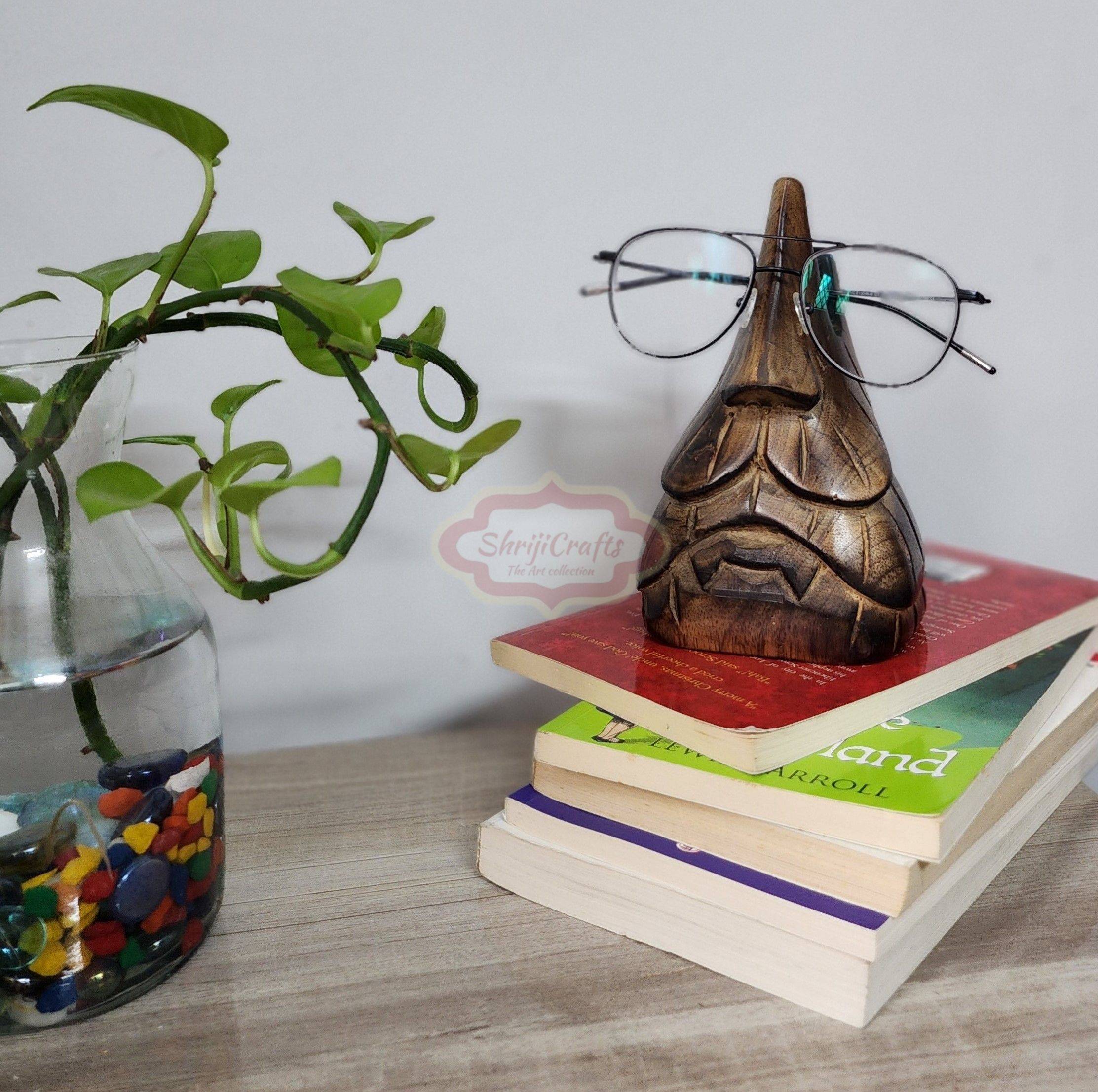 Handcrafted wooden spectacles holder for safely storing eyeglasses and sunglasses - View 9