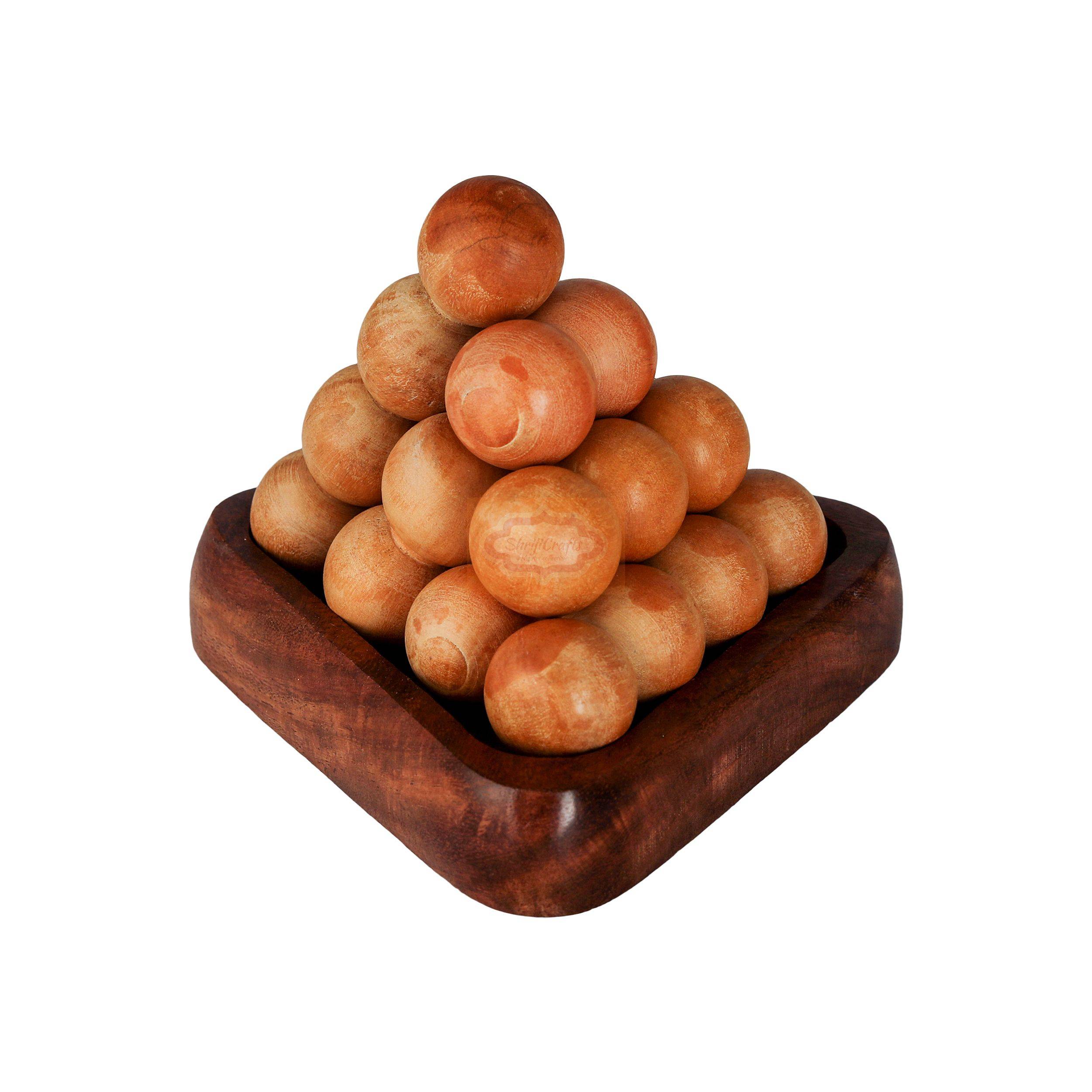 Wooden Pyramid Puzzle Game for kids — handcrafted wooden product by Shrijicrafts