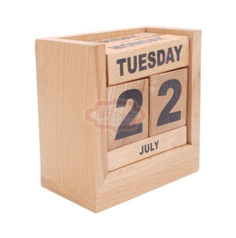 Handcrafted Wooden Calendar - View 9