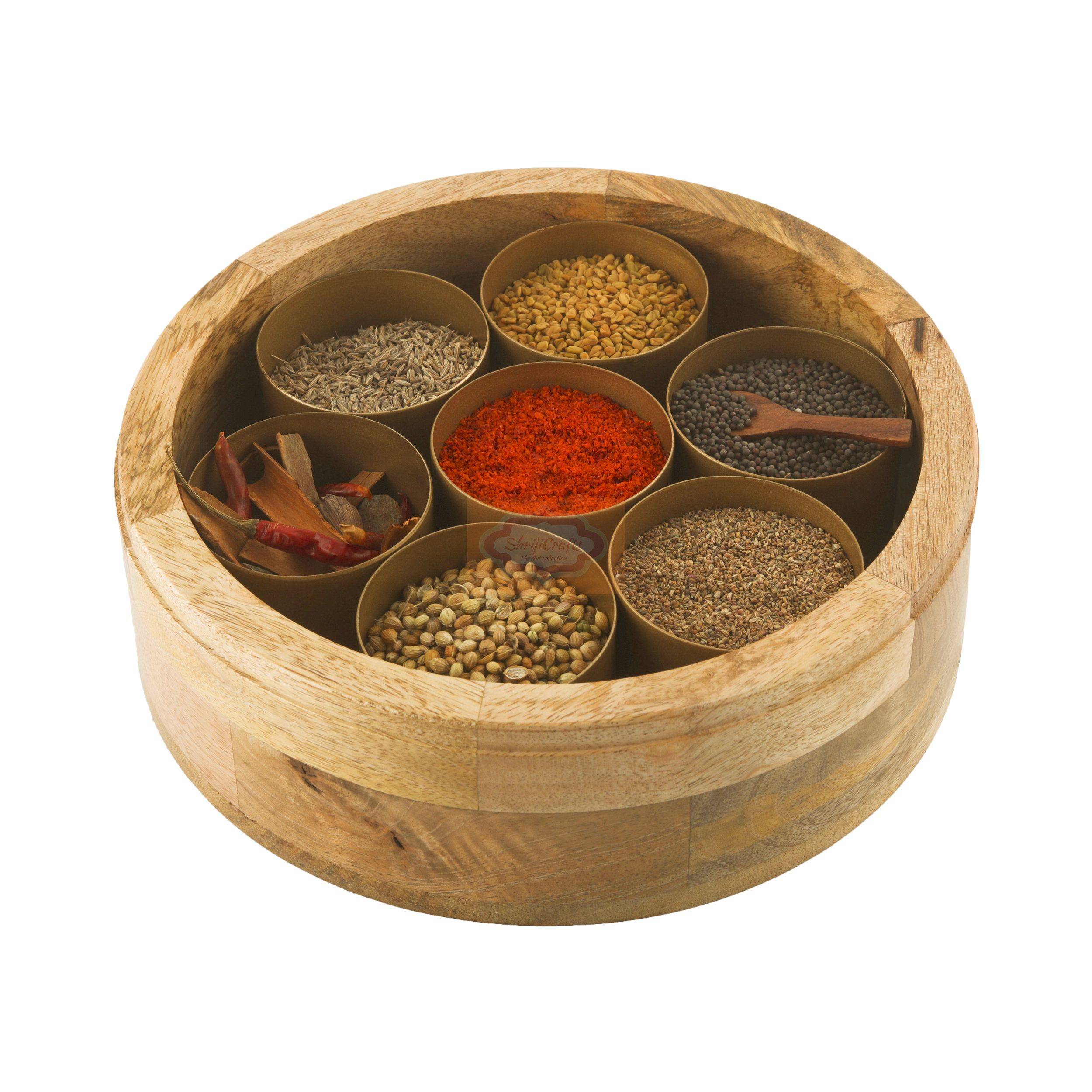 Wooden Masala Box - View 4