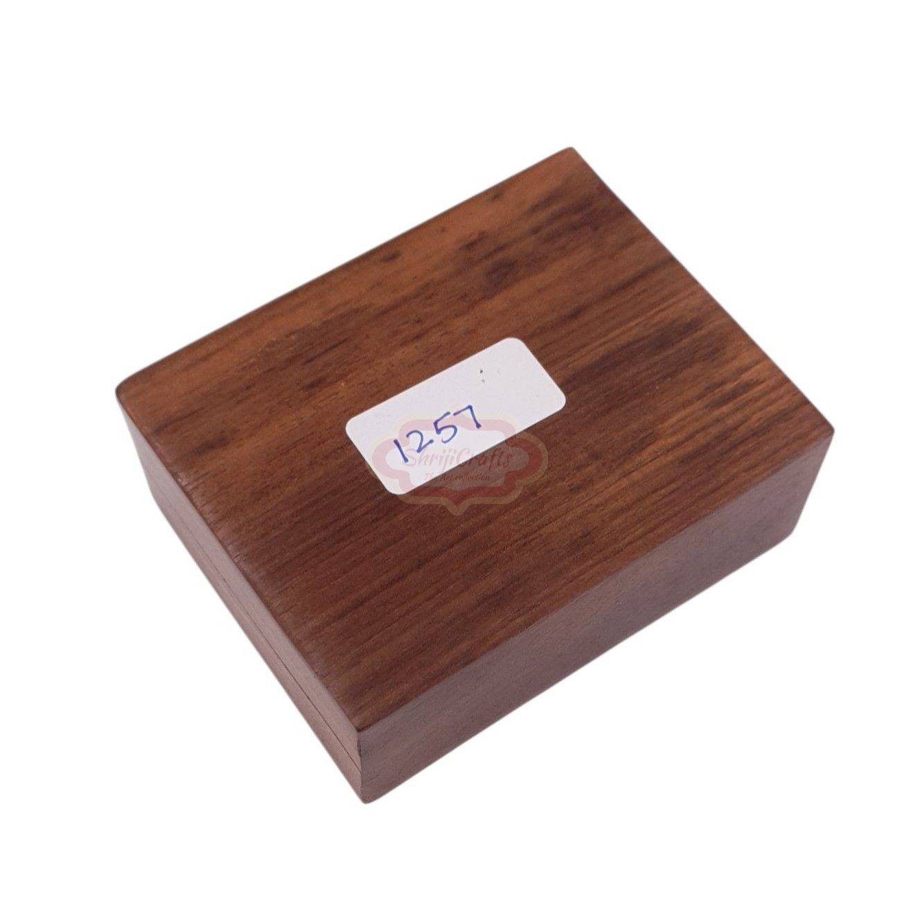 Handcrafted Wooden Playing Card Box - View 4
