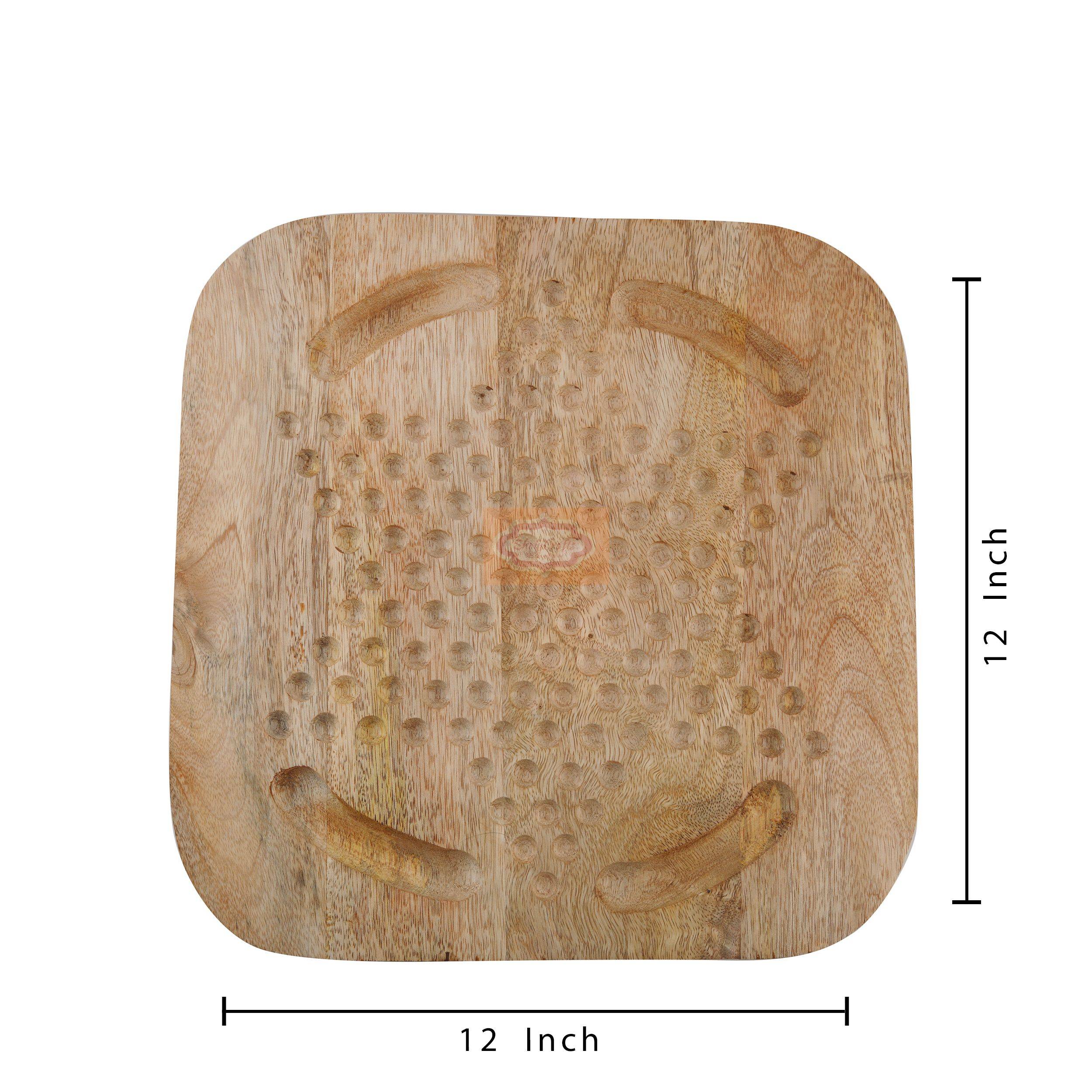 Handcrafted Chinese Checkers game made from premium mango wood — handcrafted wooden product by Shrijicrafts