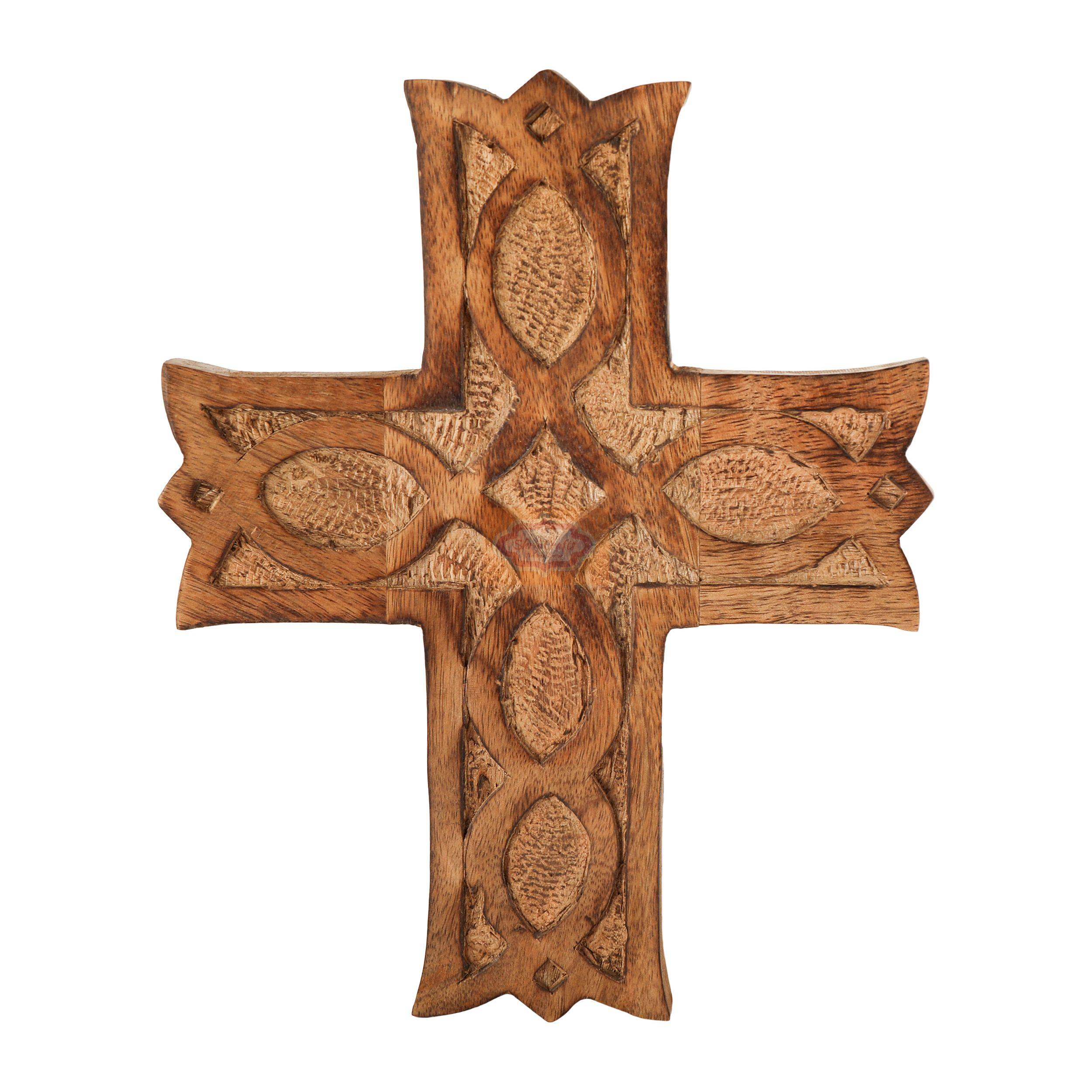 Wooden Catholic Cross - View 6