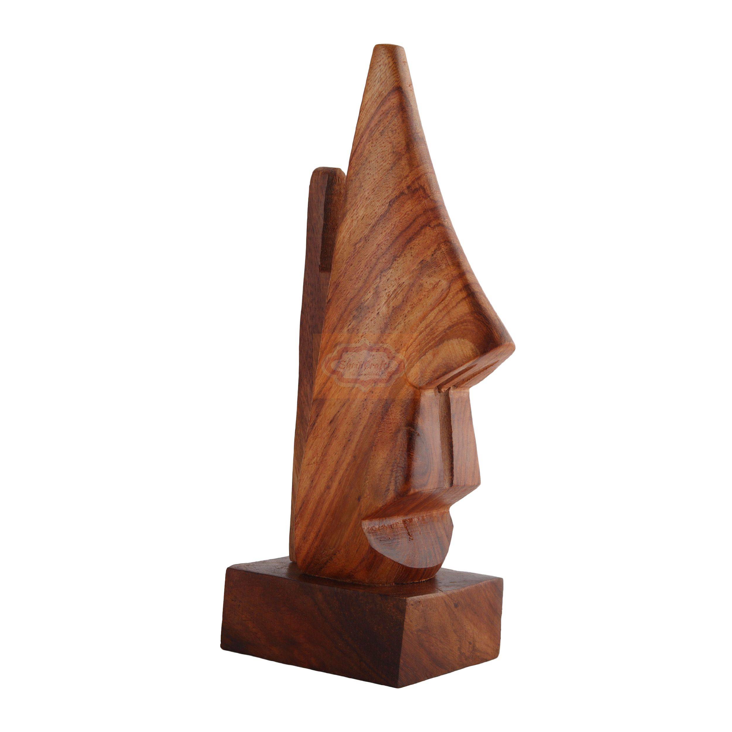 Wooden Eyeglass Holder Handcrafted wooden spectacle holder with a fun design - View 2