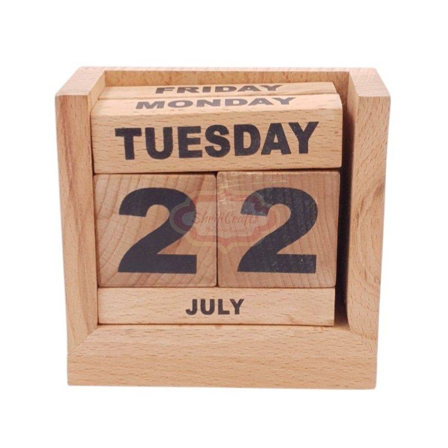 Handcrafted Wooden Calendar - View 8