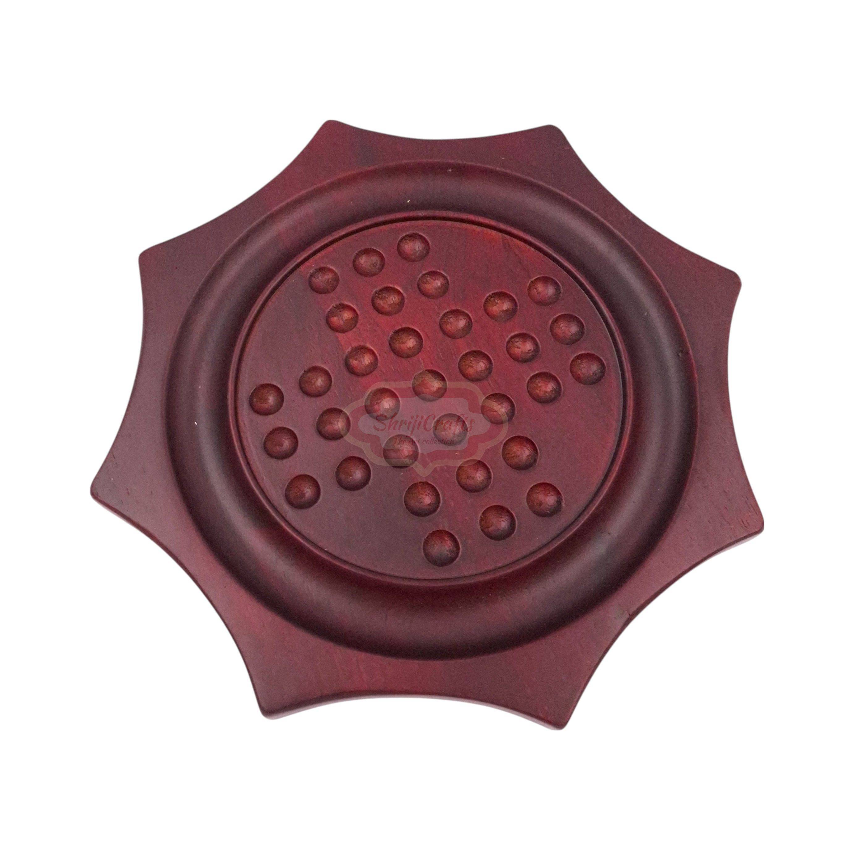 Handcrafted Solitaire board made from premium Sheesham wood — handcrafted wooden product by Shrijicrafts