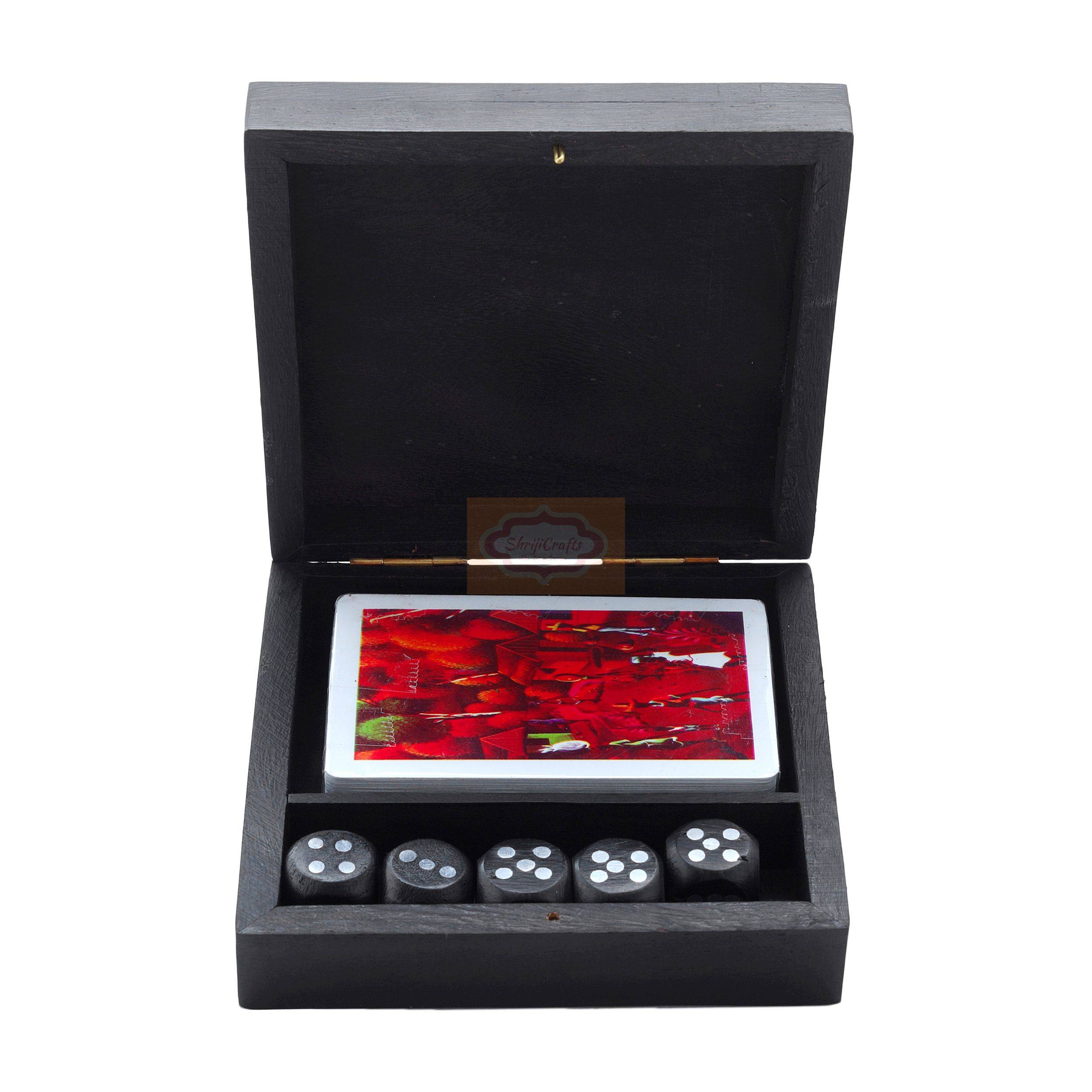 Keep your favorite card games organized in style with this handcrafted wooden box - View 4