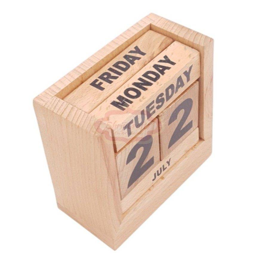 Handcrafted Wooden Calendar - View 4