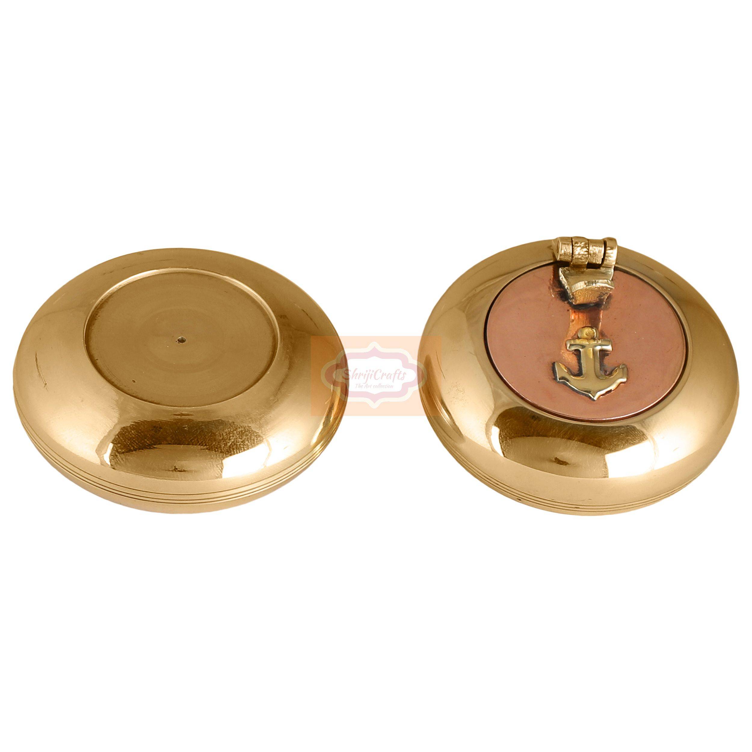 Handcrafted Brass Ashtray Set - View 4