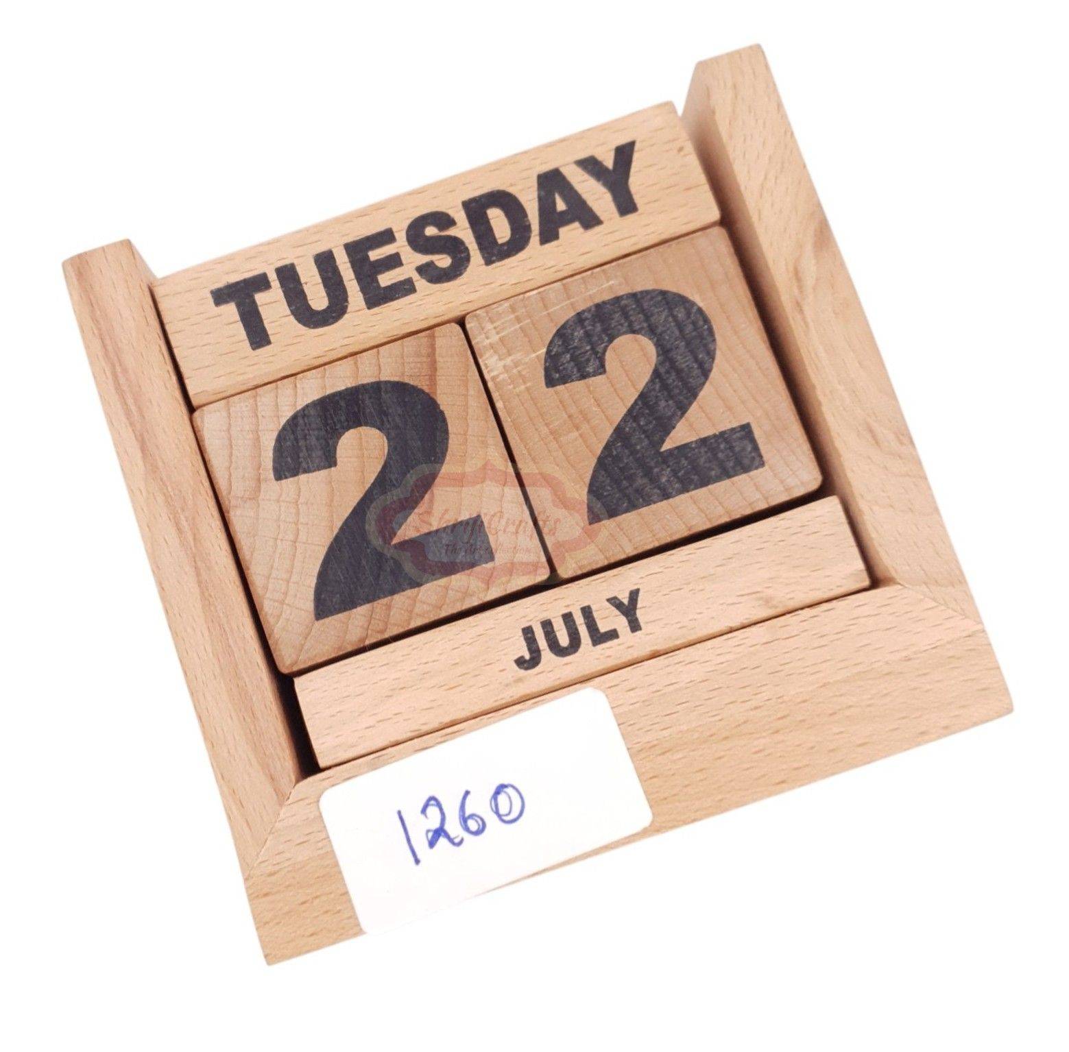 Handcrafted Wooden Calendar - View 6