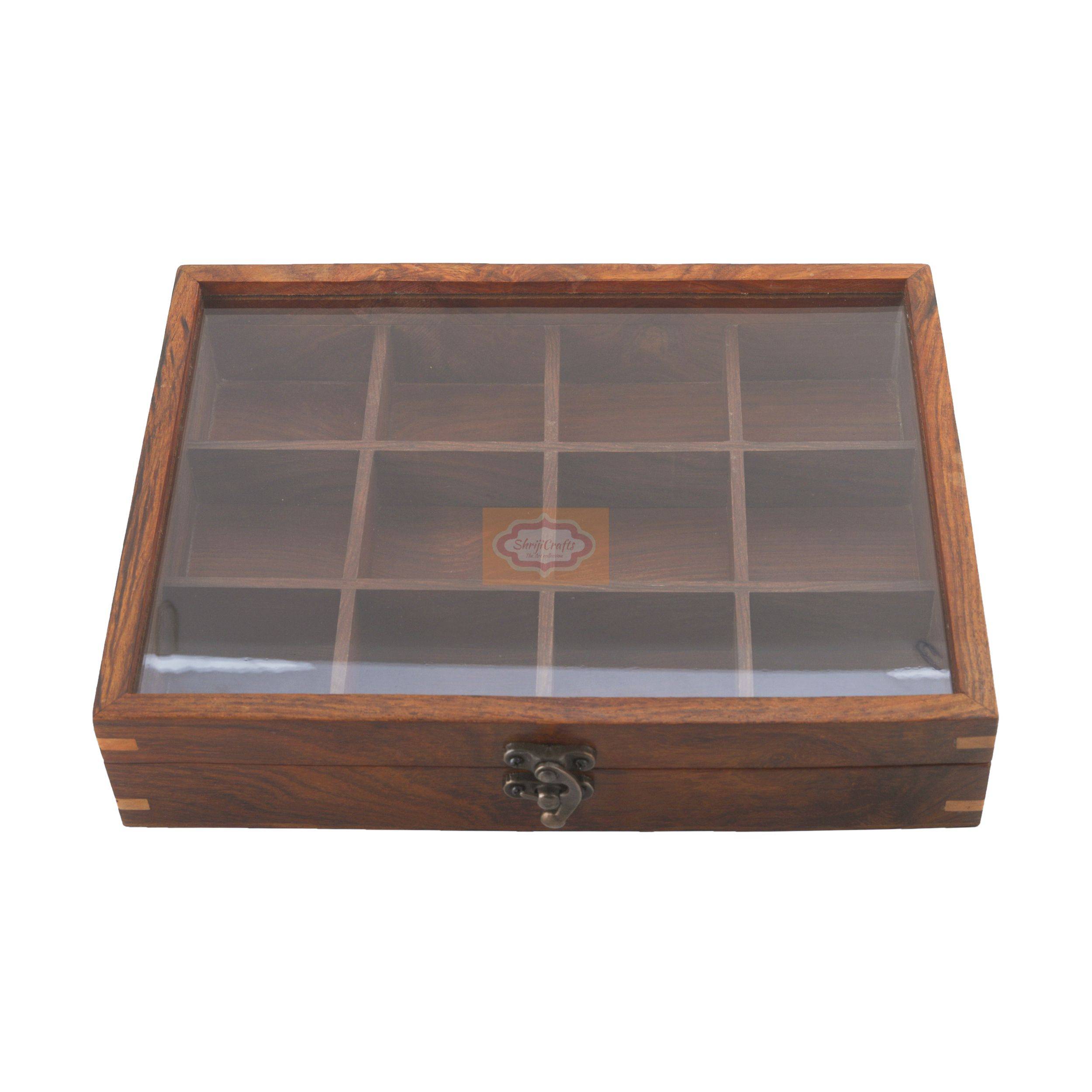 Handcrafted Wooden Masala Box - View 6