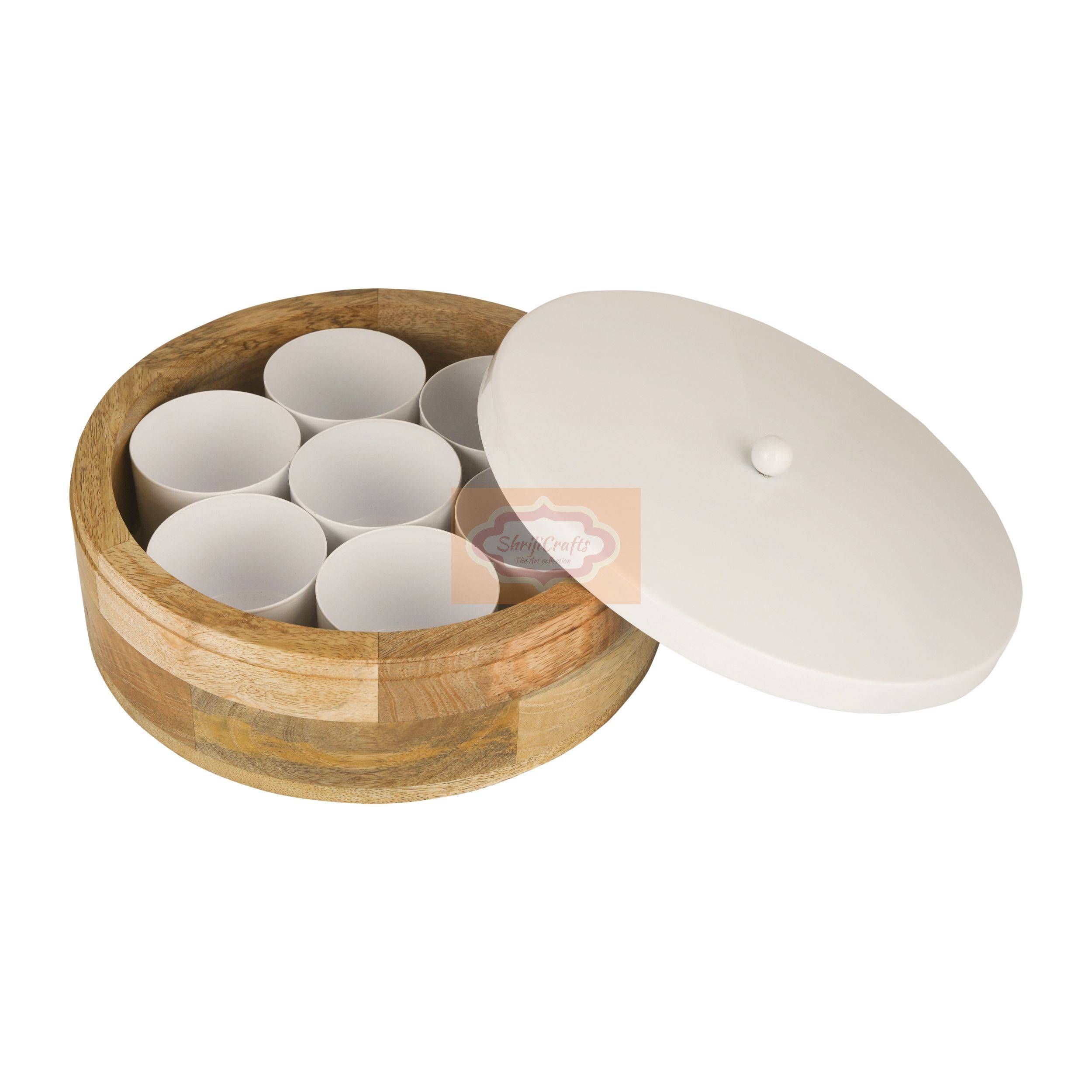 Handcrafted Wooden Spice Box - View 6