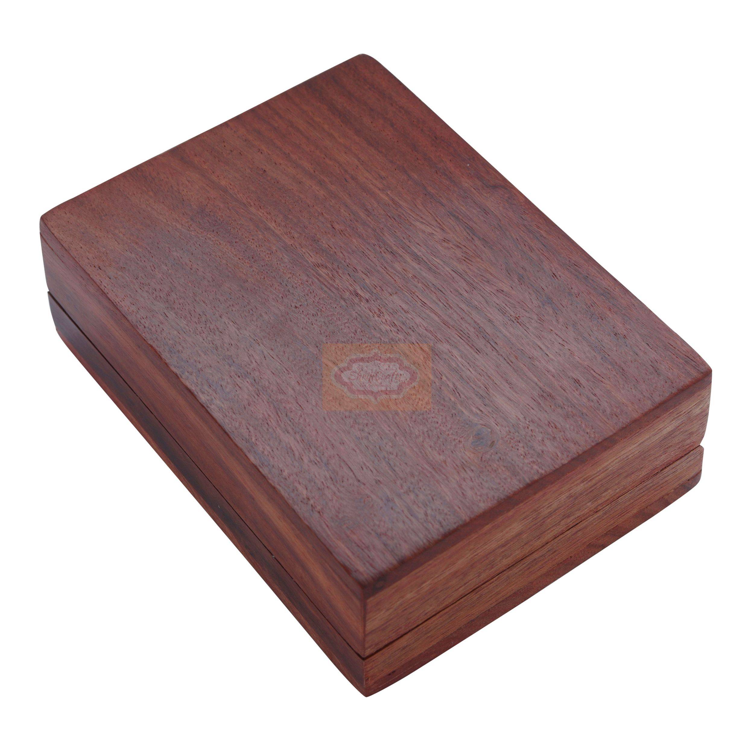 Wooden Playing Card Deck Holder with elephant design - View 7