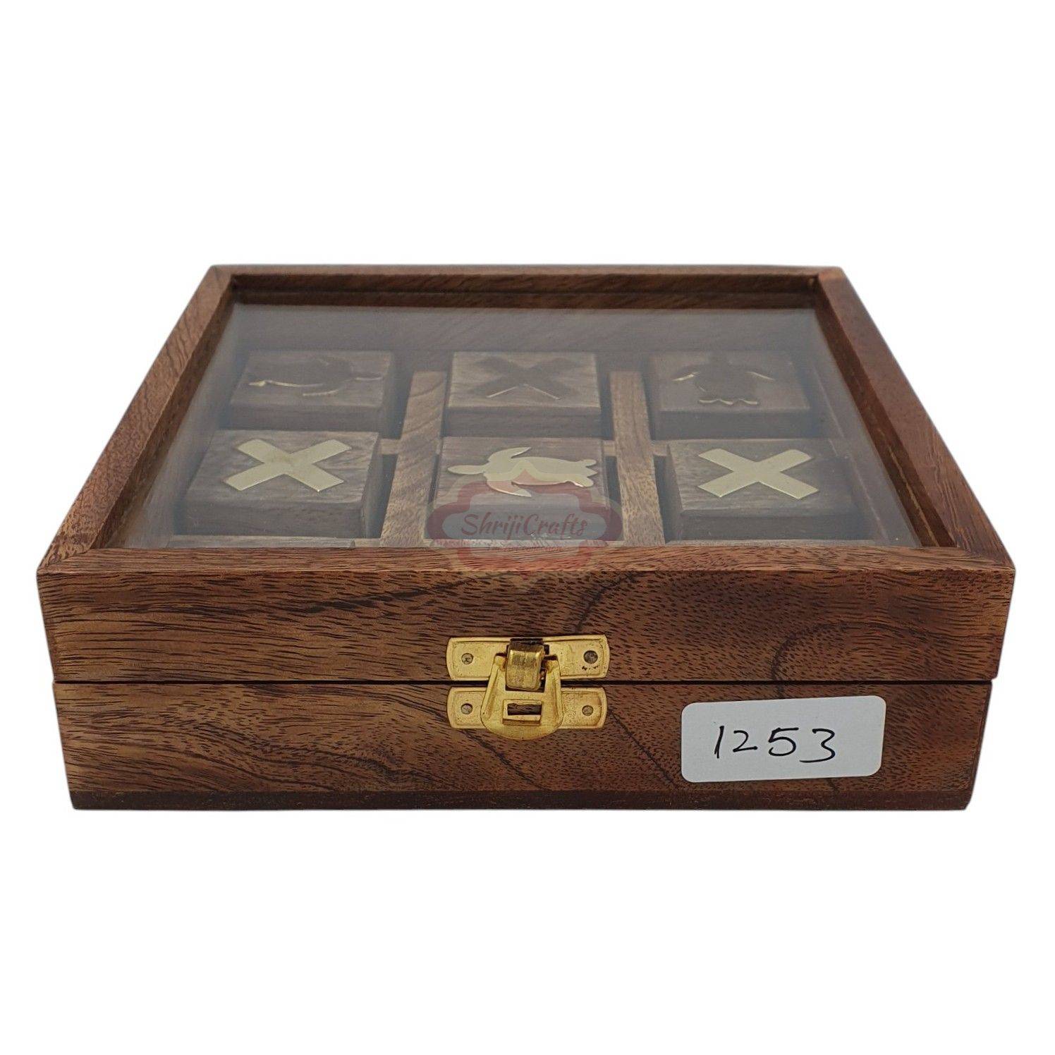 Handcrafted Wooden Tic Tac Toe game - View 7