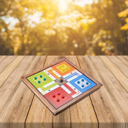Handcrafted 2-in-1 Magnetic Ludo & Snakes and Ladders Board Game made from quality wood