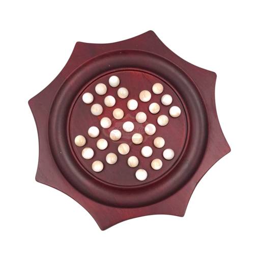 Handcrafted Solitaire board made from premium Sheesham wood
