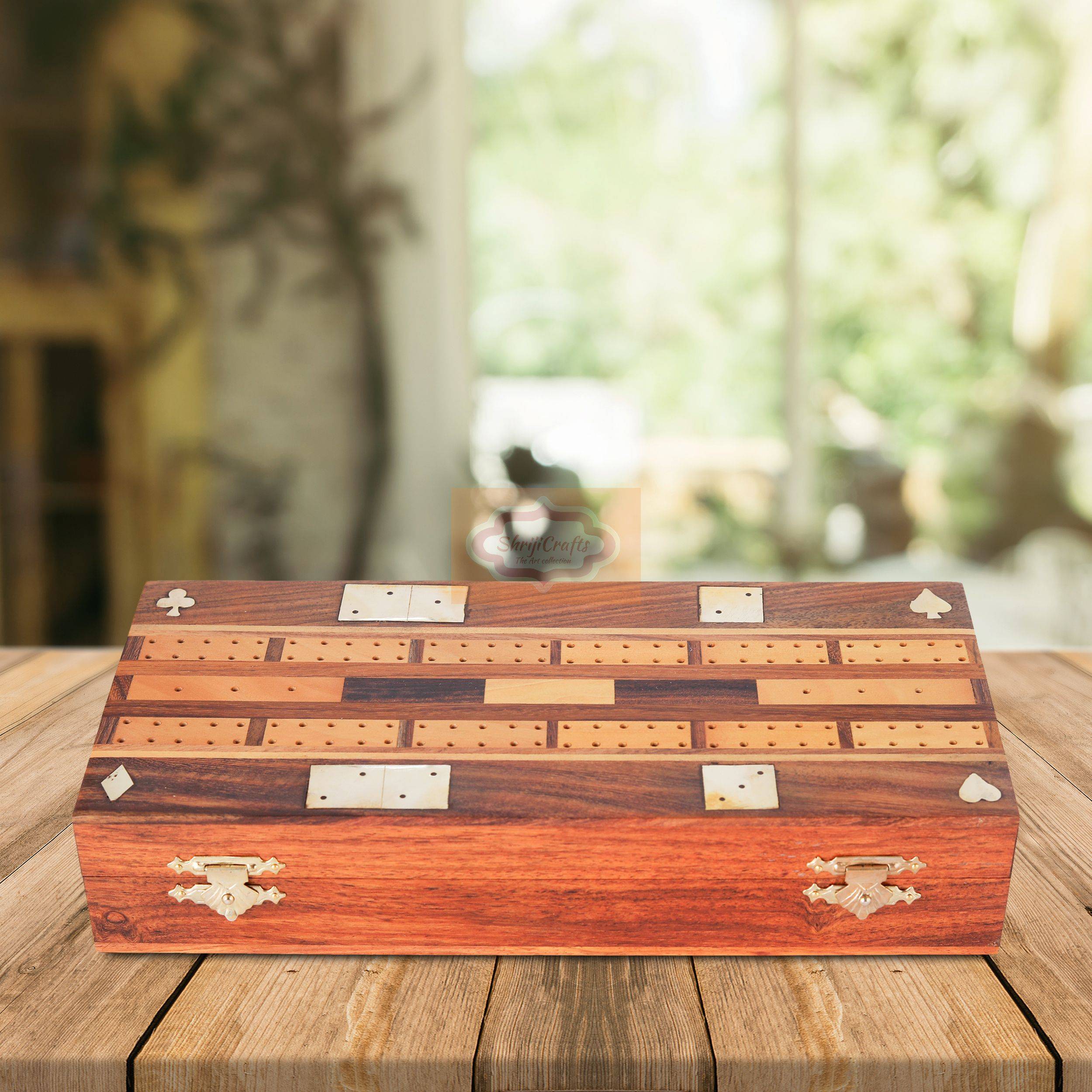 Wooden 4 in 1 Game Set - View 6